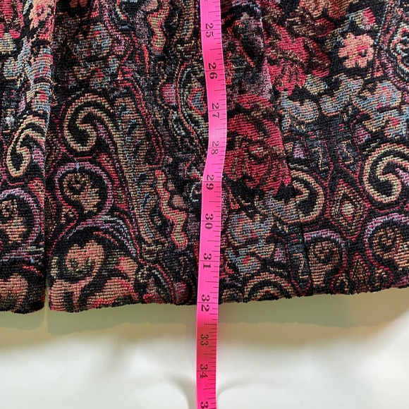 Coldwater Creek Womens Tapestry  Jacket L‎ Multi Color Paisley Dark Academia - Picture 6 of 7